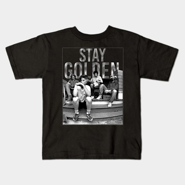 Stay Golden , Girls Kids T-Shirt by Dr.BreakerNews